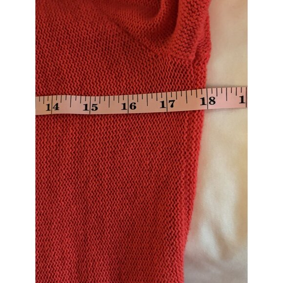 Lilly Pulitzer Tatum Red Metallic Tasseled Women’s Open Cardigan Size Small - Picture 6 of 9